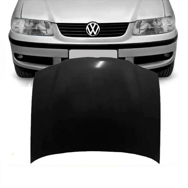 Capô gol volkswagen de 1999 a 2005 geração 3 ponteira para choque