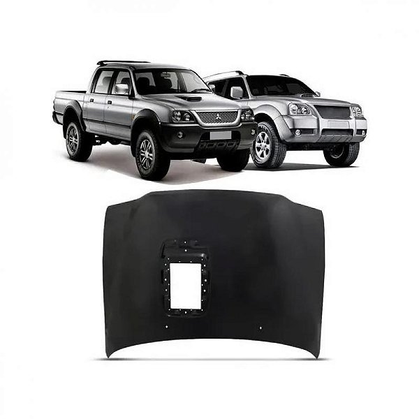 Capô l200 mitsubishi de 2004 a 2012 sport outdoor com furo