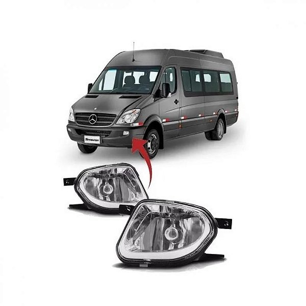 Farol auxiliar sprinter mercedes benz de 2012 a 2016 lado esquerdo
