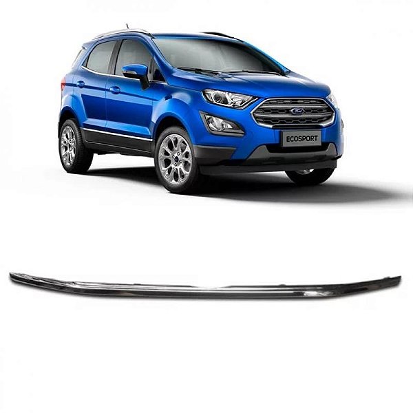 Friso de grade do radiador ecosport ford de 2018 a 2021 superior cromado