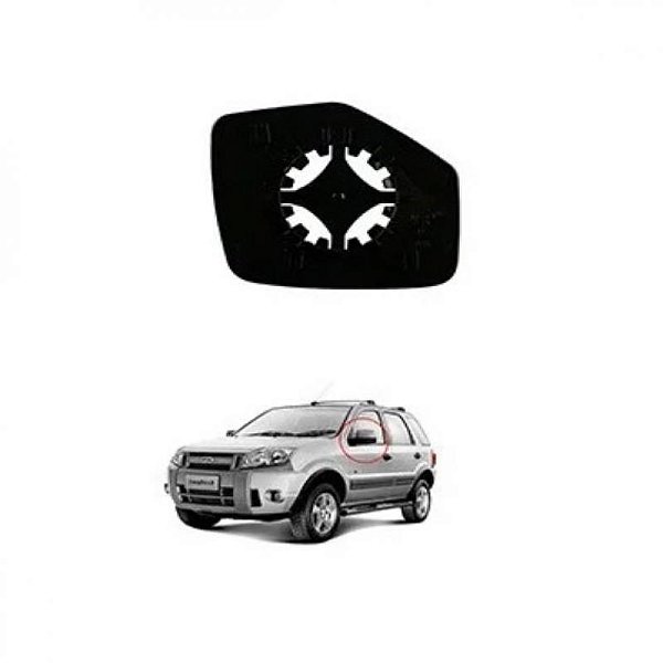 Base de retrovisor ecosport ford de 2003 a 2012 e ranger ford lado esquerdo