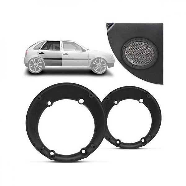 Aro adaptador de alto falante gol volkswagen de 1996 a 2016 traseiro quatro portas