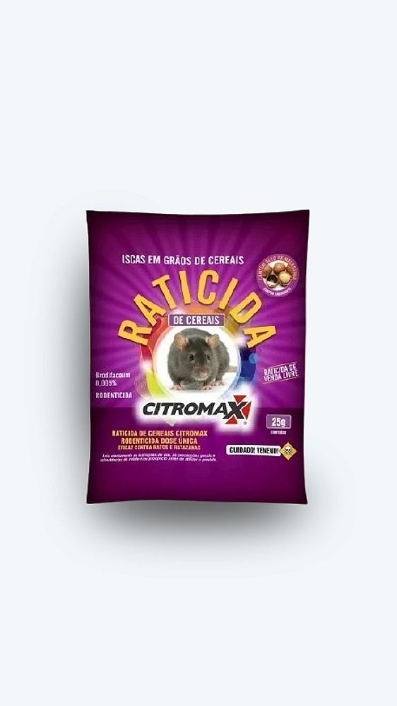 Raticida Citromax Gran 25gr