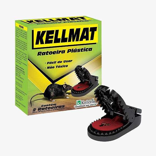 RATOEIRA PLASTICA KELLMAT C/ 2 UND
