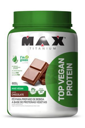 Top Vegan Protein 600g ZERO LACTOSE - Max Titanium