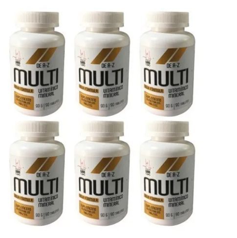 Kit 6x Multi Vitamínico A-z - 90 Tabletes cada - Health Labs