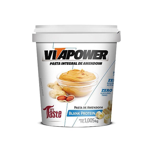 Pasta Integral Blank Protein 1kg - VitaPower