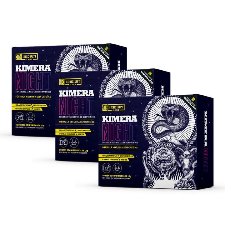 Kit Kimera Night - 3 caixas c/ 60 comps cada