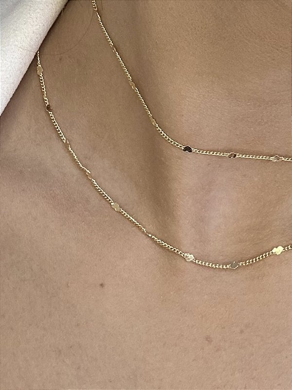 CONJUNTO CHOKER CORAÇÃO BATIDO