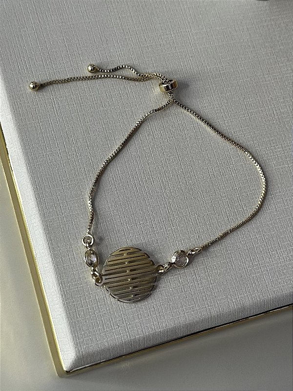 PULSEIRA VENEZIANA COM CRISTAIS