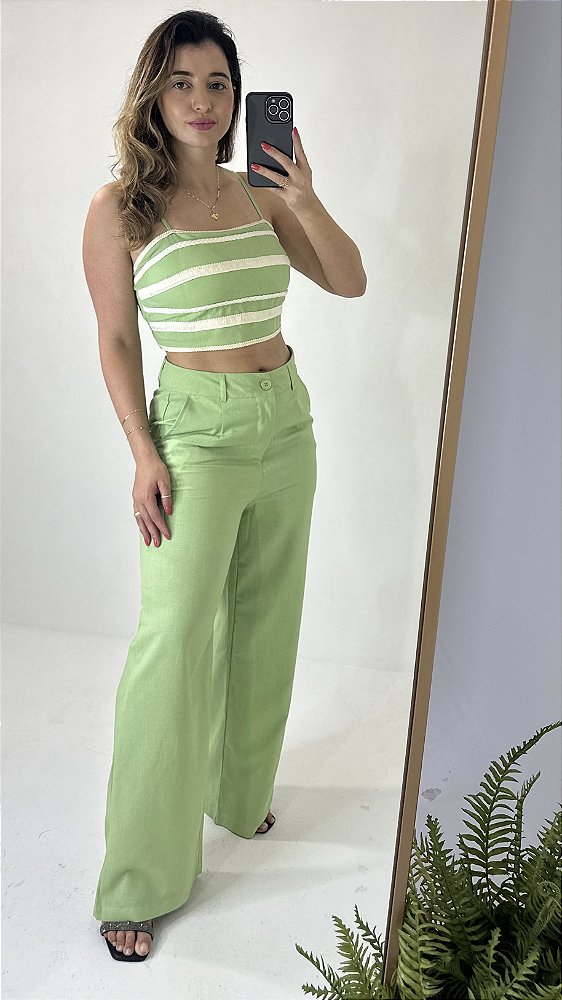 CONJUNTO TECIDO LINHO