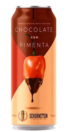 Cerveja Schornstein Chocolate com Pimenta Lata 473ml