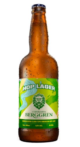 Cerveja Berggren - HOP LAGER - 500 ml