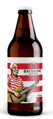 Cerveja Backbone + Caymmi - PILSEN - 600 ml