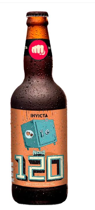 Cerveja Invicta  120 - Café e Avelã - RIS - 500ml