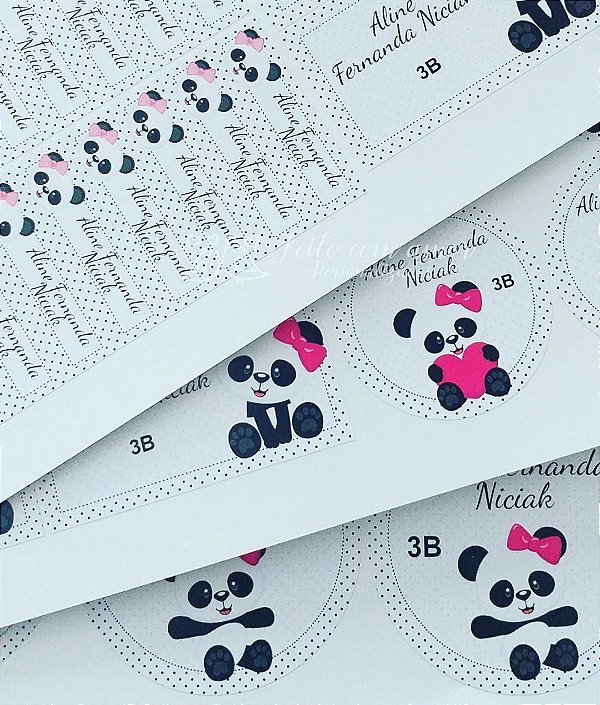 Kit adesivos escolares