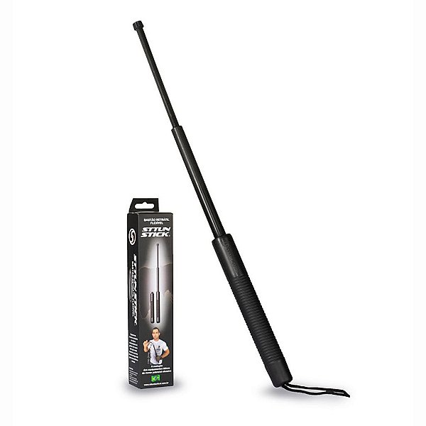 Bastão Retrátil Flexível Sttun Stick - Preto