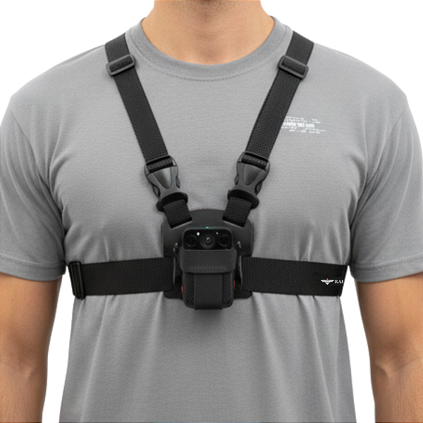 Cinto Bodycam Rapina Militar - Preto