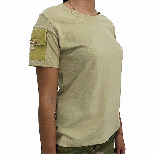 Camiseta Combat Feminina Aliança Militar - Desert