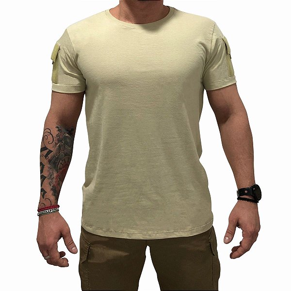 Camiseta Combat Masculina Rapina Militar - Desert
