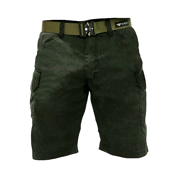 Bermuda IAT Masculina Estonada Warskin Oliva Aliança Militar