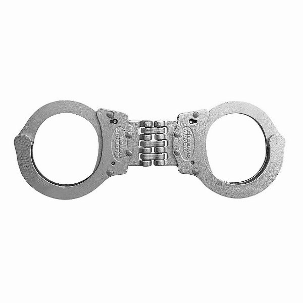 Algema de Dobradiça Niquelado em Aço Carbono 1020 Simples Laser Algemas Brasil