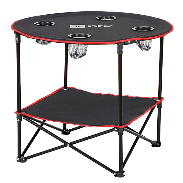 Mesa Dobrável com 4 Porta Copos Lua - NTK
