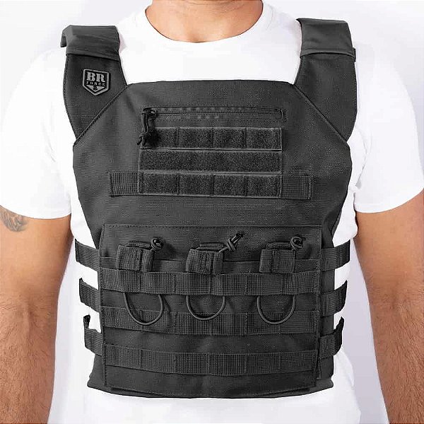 Colete BR Force Plate Carrier Couraça - Preto
