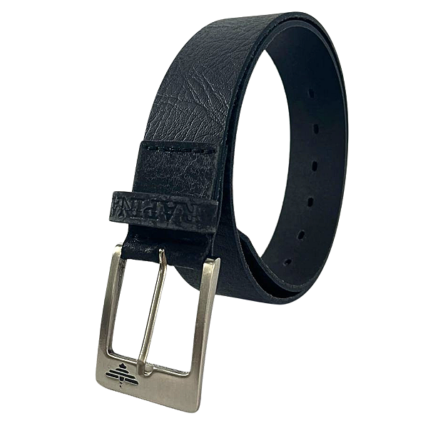 Cinto de Couro Old West Preto - Rapina