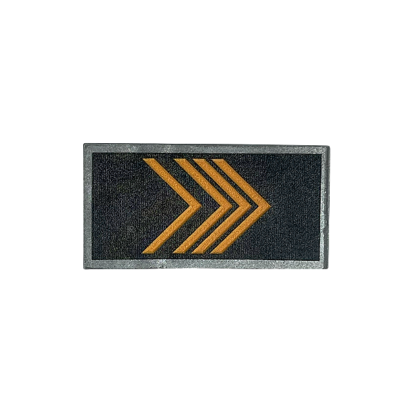 Insígnia Emborrachada Segundo Sargento Dourado (Vulcanizada) - PMSC