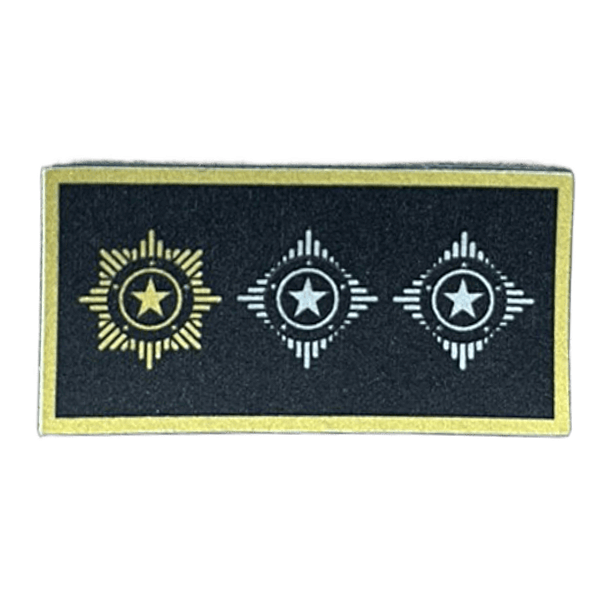 Insígnia Emborrachada Major Dourado (Vulcanizada) - PMSC