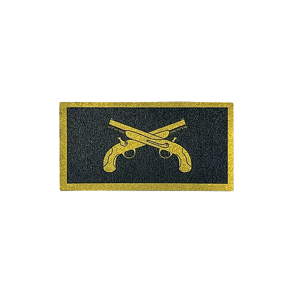 Insígnia Emborrachada Bucaneira Dourado (Vulcanizada) - PMSC