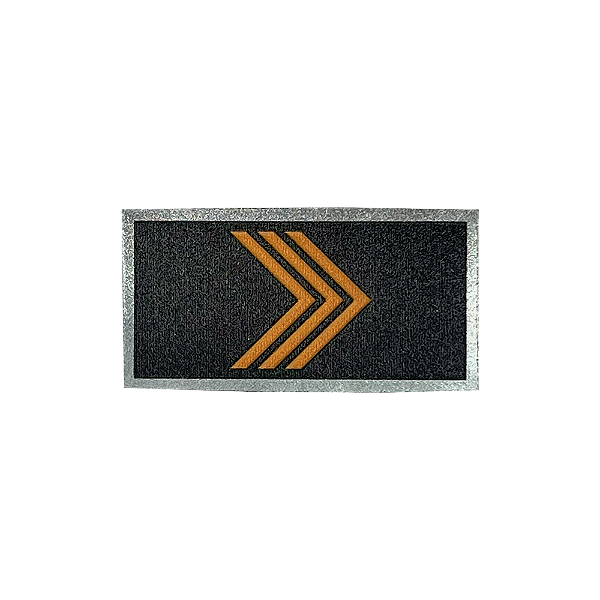 Insígnia Emborrachada Terceiro Sargento Dourado (Vulcanizada) - PMSC