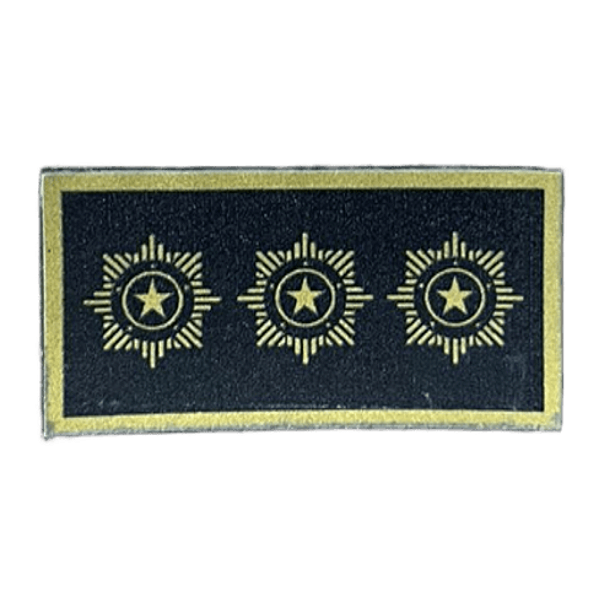 Insígnia Emborrachada Coronel Dourado (Vulcanizada) - PMSC