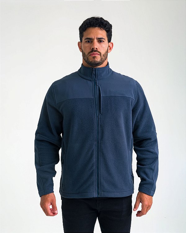 Jaqueta Fleece Snow 2.0 Azul Marinho - Invictus