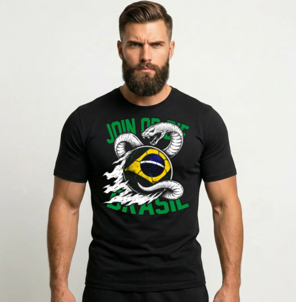 Camiseta Masculina Copa Brasil - Team Six