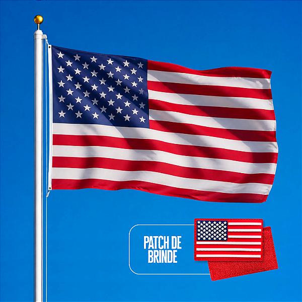 Bandeira Estados Unidos da América Oficial - Rapina Militar