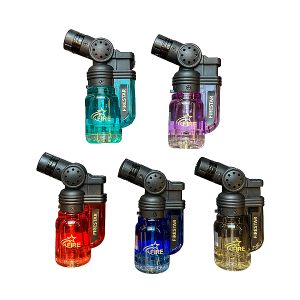 Isqueiro Mini Maçarico FIRESTAR Recarregável