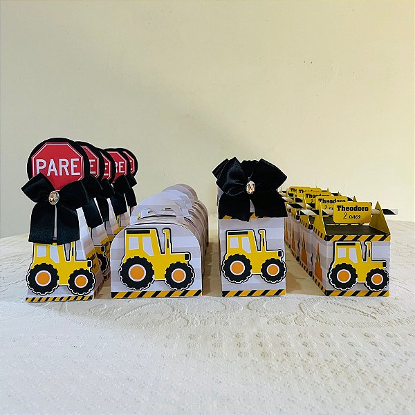 Kit festa trator construtor