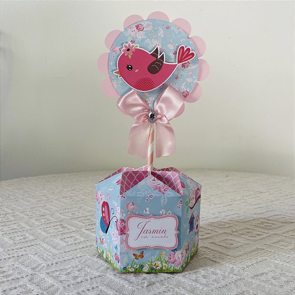 Centro de mesa jardim encantado