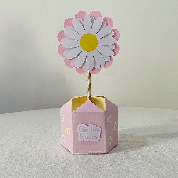 Centro de mesa margaridas finas