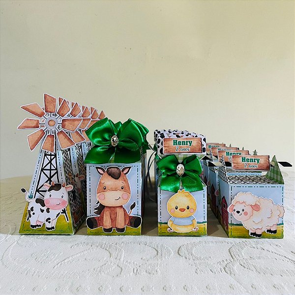 Kit festa fazendinha verde