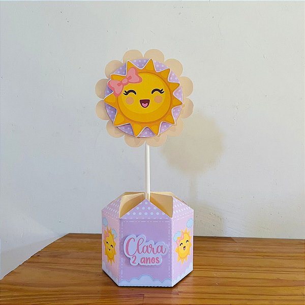 Centro de mesa raio de sol