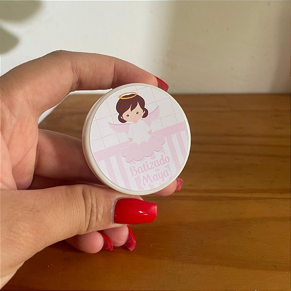 latinha personalizada batismo