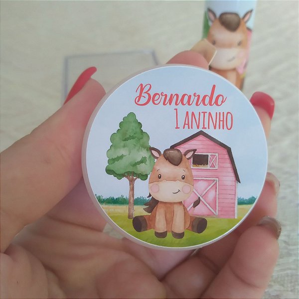 latinha personalizada fazendinha