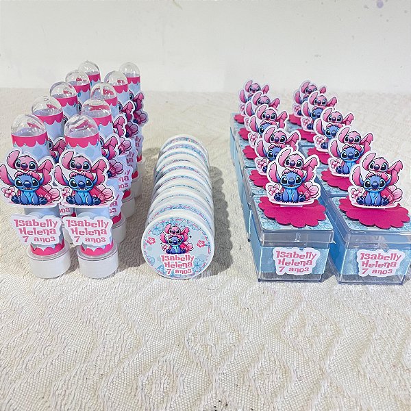 Kit de acrílicos personalizados stitch