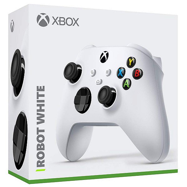 Controle Sem Fio Xbox Series Robot White