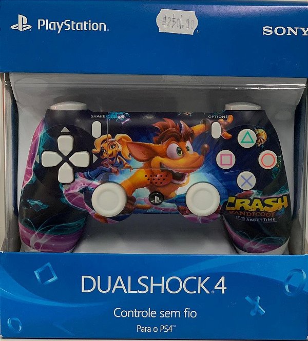 Controle Dualshock 4 - PlayStation 4 - Crash