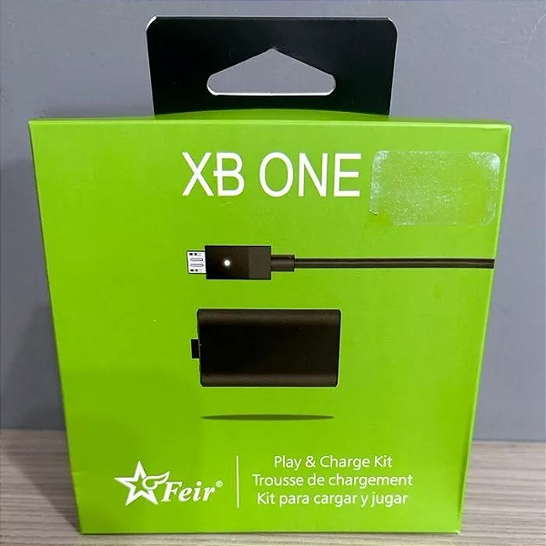 Kit Bateria+Carregador Compatível Com Controle Xbox One
