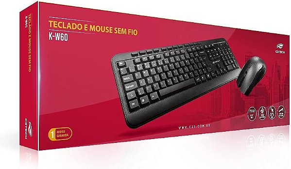 Teclado E Mouse Sem Fio K-W60